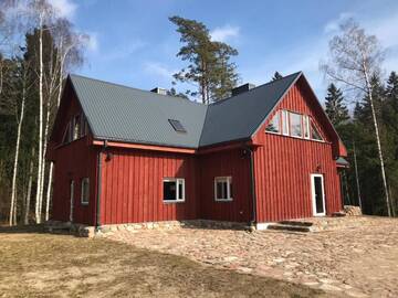 Фото номера Дом с 5 спальнями Дома для отпуска Viesu Nams Atpūtas Bāze ODS г. Bārta 56